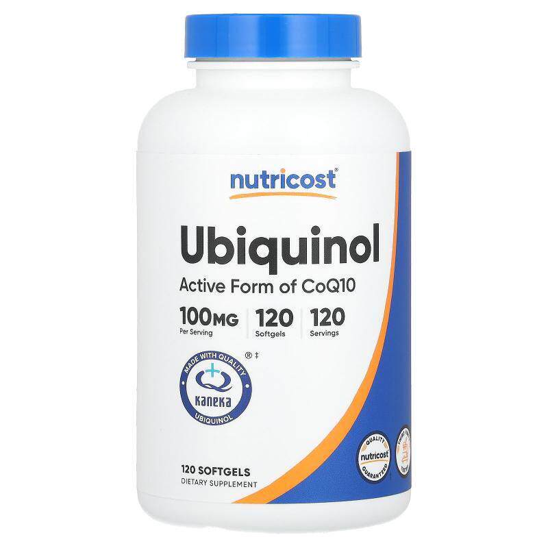 Nutricost,泛醇，100 毫克，120 粒软胶囊