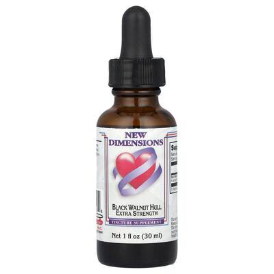 Kroeger Herb Co,New Dimensions，黑胡桃壳超优效力，1液量盎司3