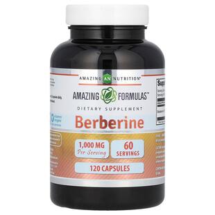 Amazing Nutrition,Berberine，1,000 毫克，120 粒胶囊（每粒胶