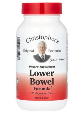 Christopher's Original Formulas,小肠配方，100 粒素食胶囊