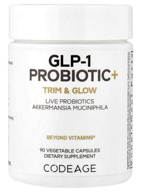 Codeage,GLP-1 益生菌+，修身亮肤，90 粒素食胶囊