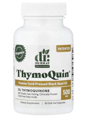 Dr. Murray's,ThymoQuin®，500 毫克，60 粒软胶囊