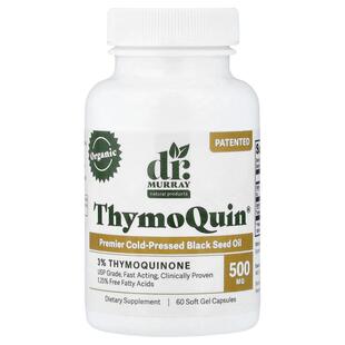 Dr. Murray's,ThymoQuin®，500 毫克，60 粒软胶囊