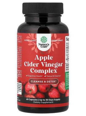 Nature's Craft,苹果醋复合物，60 粒胶囊