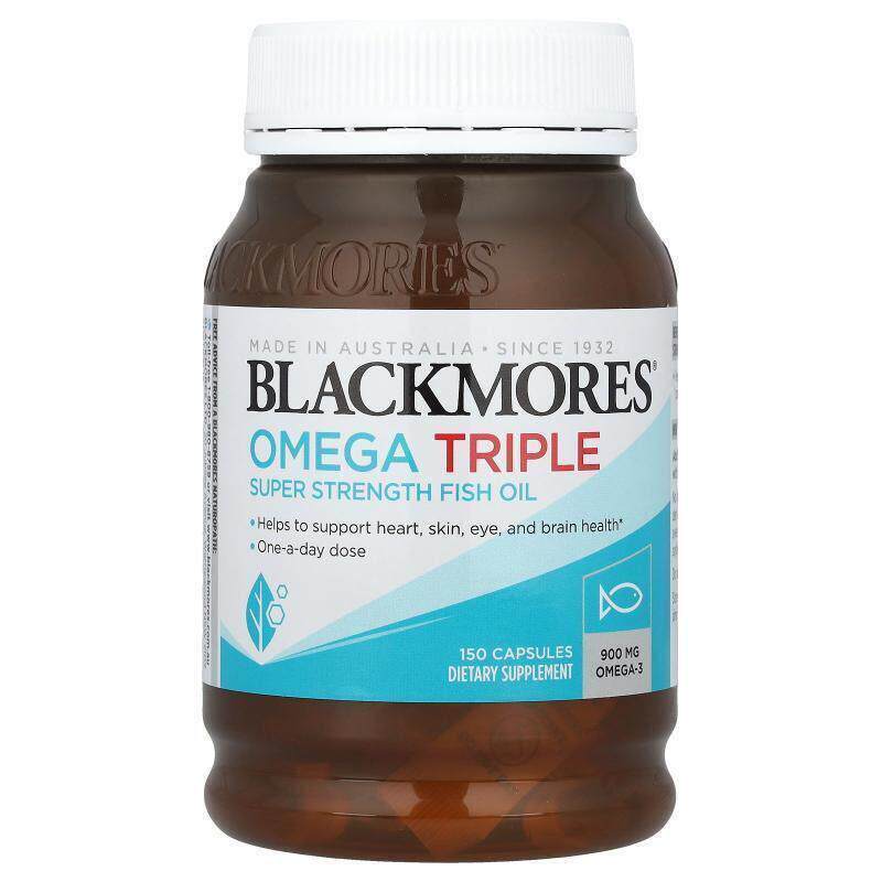 Blackmores澳佳宝特强型深海鱼油胶囊欧米伽3无腥味大脑心脏健康