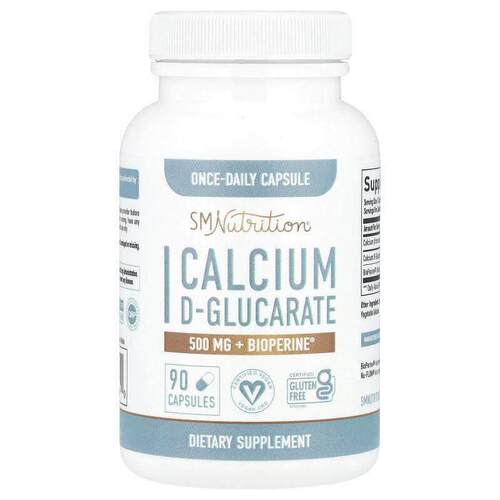 SMNutrition,D-葡萄糖酸钙 + BioPerine®，90 粒胶囊