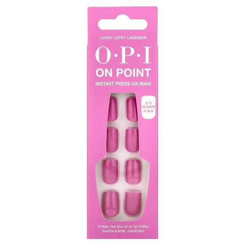 OPI,On Point, Instant Press-On Mani, Short Length, Lucky Luc