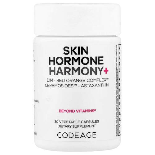 Codeage,Skin Hormone Harmony+, 30 Vegetable Capsules