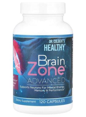 Divine Health,Brain Zone® Advanced，120 粒胶囊