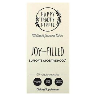 Happy Healthy Hippie,Joy-Filled,支持积极情绪,60 粒素食胶囊