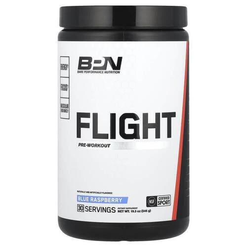 BPN,Flight，锻炼前营养粉，蓝树莓味，19.3 盎司（546 克） - 封面