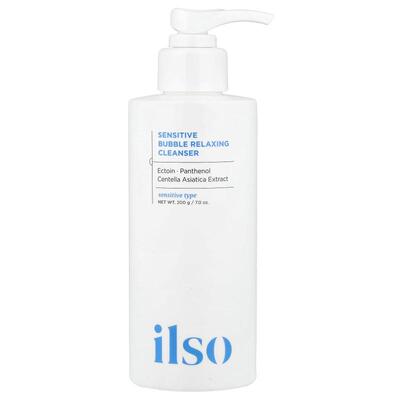 ilso,Sensitive Bubble Relaxing Cleanser, Sensitive Type, 7 o