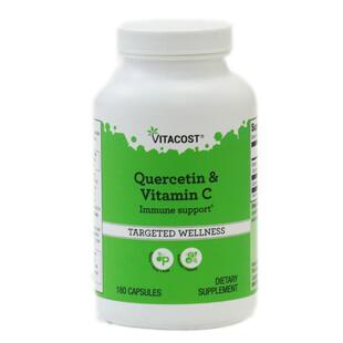 Vitacost,Quercetin & Vitamin C, 180 Capsules