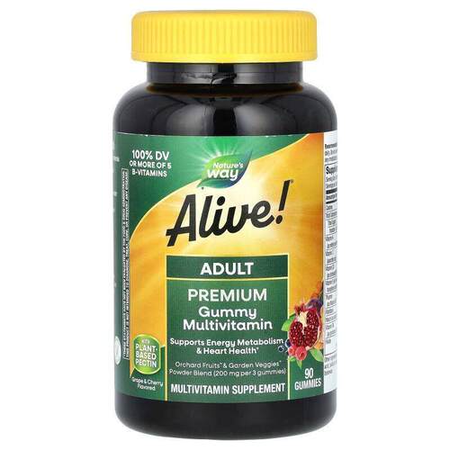然萃维,Alive! 多维生素，成年人软糖，水果口味
