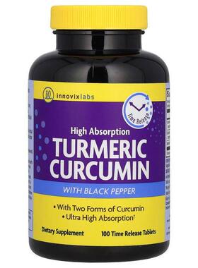 InnovixLabs,高吸收姜黄素，100 片缓释片