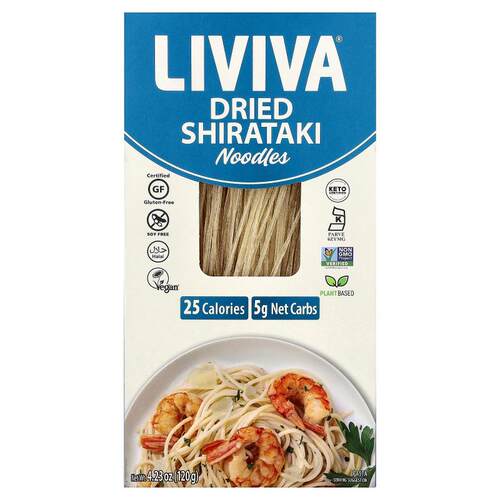 LIVIVA,Dried Shirataki Noodles, 4.23 oz (120 g)