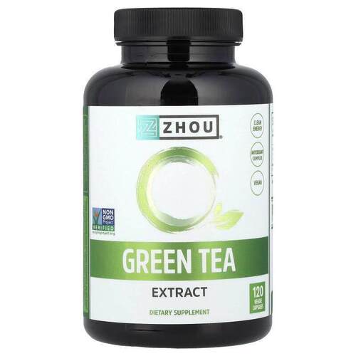 Zhou Nutrition,绿茶提取物，500 毫克，120 粒素食胶囊