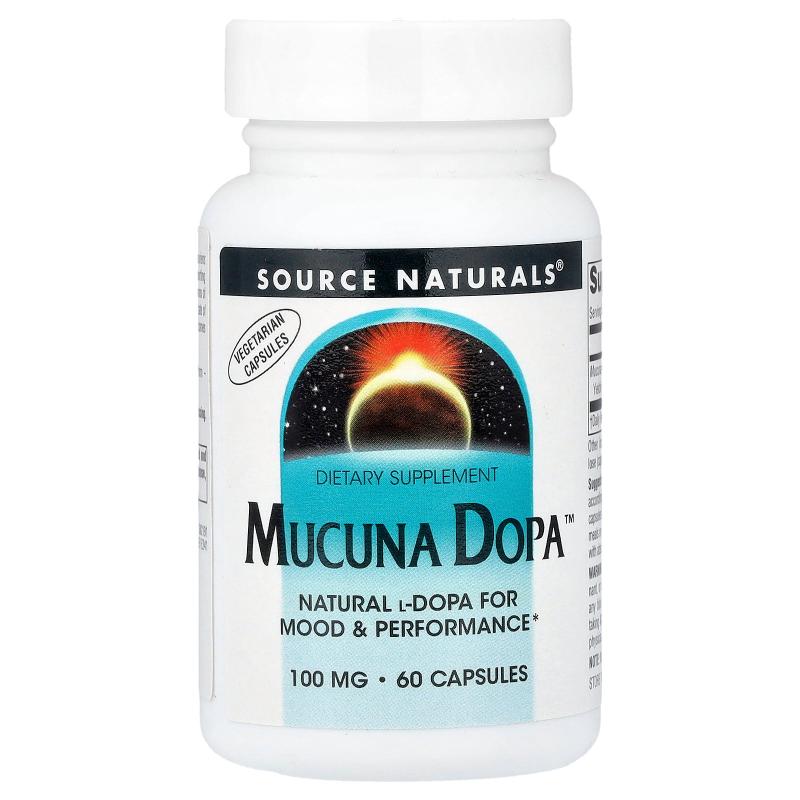 源美,Mucuna Dopa™, 100 mg, 60 Capsules