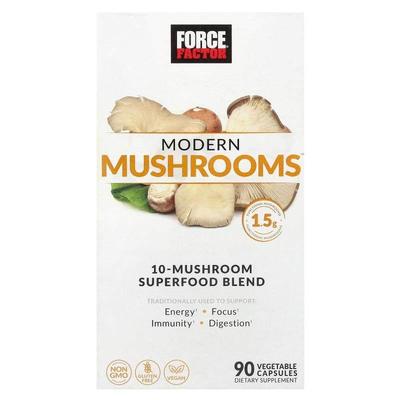 Force Factor,Modern Mushrooms，90 粒素食胶囊
