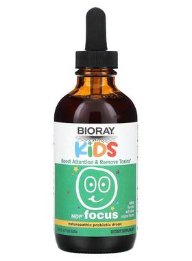 Bioray,儿童，NDF Focus，柑橘，4 液量盎司（118 毫升）