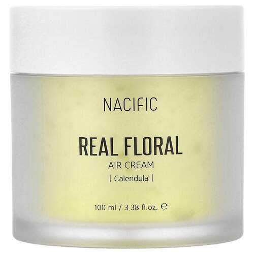 Nacific,Real Floral，轻盈面霜，金盏花，3.38 液量盎司（100 毫