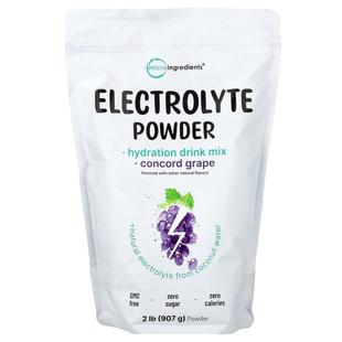 Micro Ingredients,Electrolyte Powder, Concord Grape
