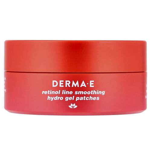 DERMA E,视黄醇平滑细纹水凝胶贴，适合所有肤质，60 片凝胶贴