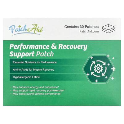 PatchAid,Performance & Recovery Support Patch, 30 Patche