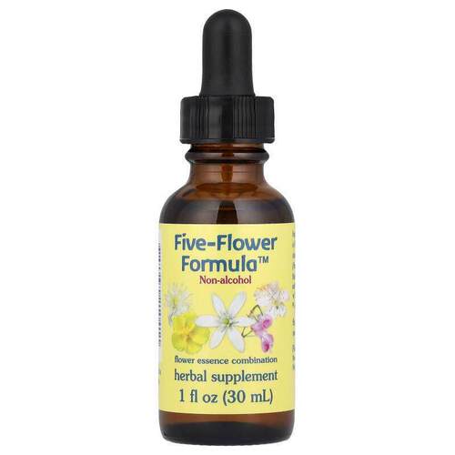 Flower Essence Services,五花配方，花卉精华组合，无乙醇，1 液