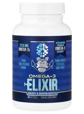 Gorilla Mind LLC,Omega-3 Elivir™, 60 Softgels