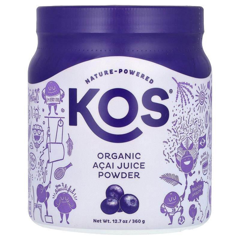 KOS,有机抹巴西莓汁粉,12.7 盎司(360 克)