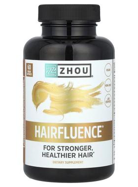 Zhou Nutrition,Hairfluence，复合生物素，60粒素食胶囊
