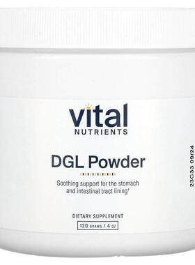 Vital Nutrients,DGL 粉，4 盎司（120 克）