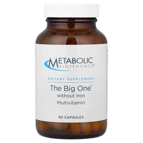 Metabolic Maintenance,The Big One 无铁复合维生素，90 粒胶囊