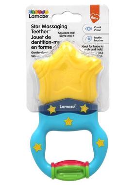 Lamaze,星形按摩牙胶，6 个月以上，1 个
