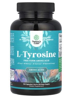 Nature's Craft,L-酪氨酸，500 毫克，120 粒胶囊