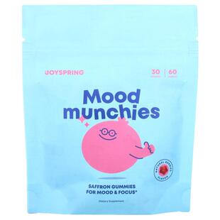JoySpring,Mood Munchies 软糖，天然浆果味，60 粒软糖