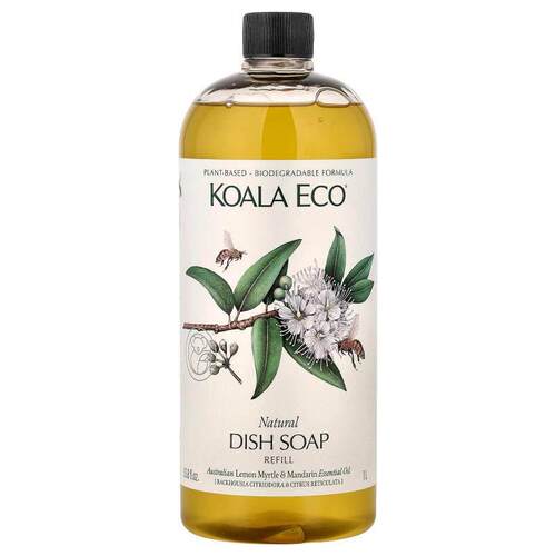 Koala Eco,Natural Dish Soap, Refill, Australian Lemon Myrtle
