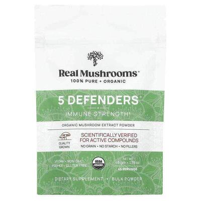 Real Mushrooms有机5 Defenders提升机体抵抗强度