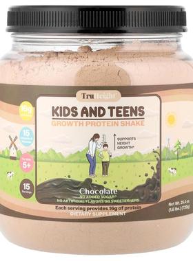 TruHeight,成长蛋白质奶昔，适合 5 岁以上儿童，巧克力味，1.6 7