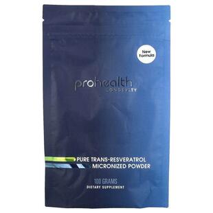 ProHealth Longevity,全反式白藜芦醇微粒粉，100 克
