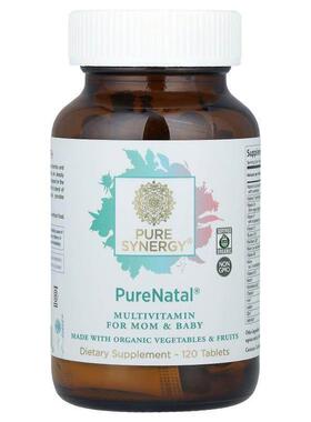 Pure Synergy,PureNatal 产前营养片，120 片