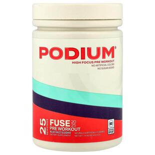 2025 Fuse Nutrition 盎司4 蓝树莓冰沙味 14.9 锻炼前 Podium