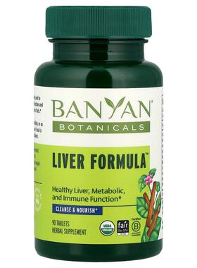 Banyan Botanicals,Liver Formula™ 肝脏，90 片