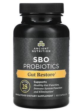 Ancient Nutrition,SBO 益生菌，250 亿 CFU，60 粒胶囊
