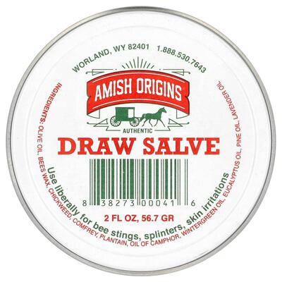 Amish Origins Draw Salve草本软膏早间与外出享受愉悦温馨相伴