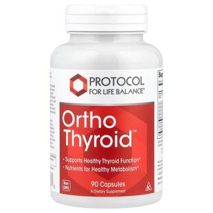 Protocol for Life Balance,Ortho Thyroid™ 甲状腺支持,90 粒胶
