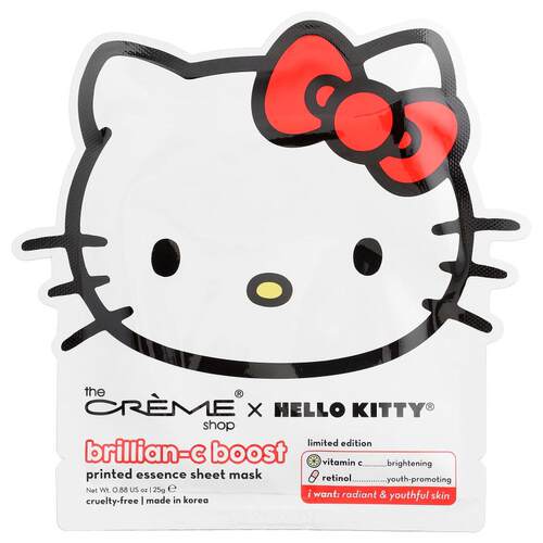 The Creme Shop,Hello Kitty® ，Brillian-C Boost，印花精华美容