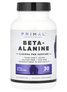 PrePrimal,β-丙氨酸，120 粒胶囊（每粒胶囊 850 毫克）