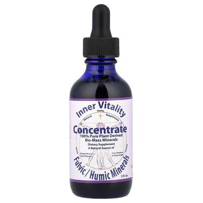 Morningstar Minerals,内在活力，浓缩，富里/腐植矿物质，2 液盎